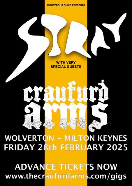 STRAY + Thr3e | The Craufurd Arms, MK 