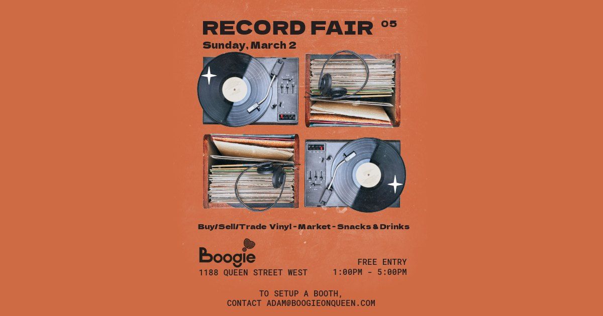 Boogie Record Fair & Market