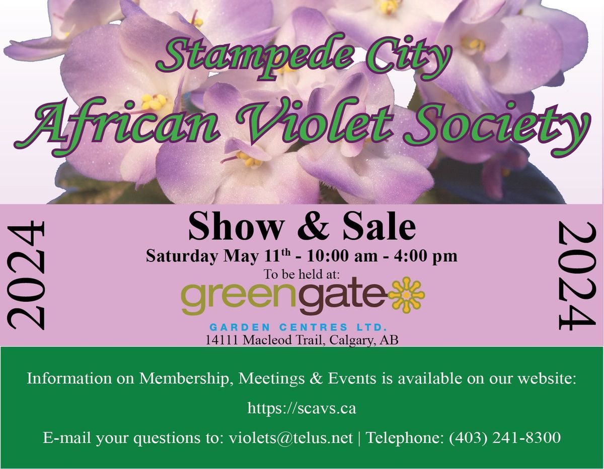 Stampede City African Violet Society Show & Sale