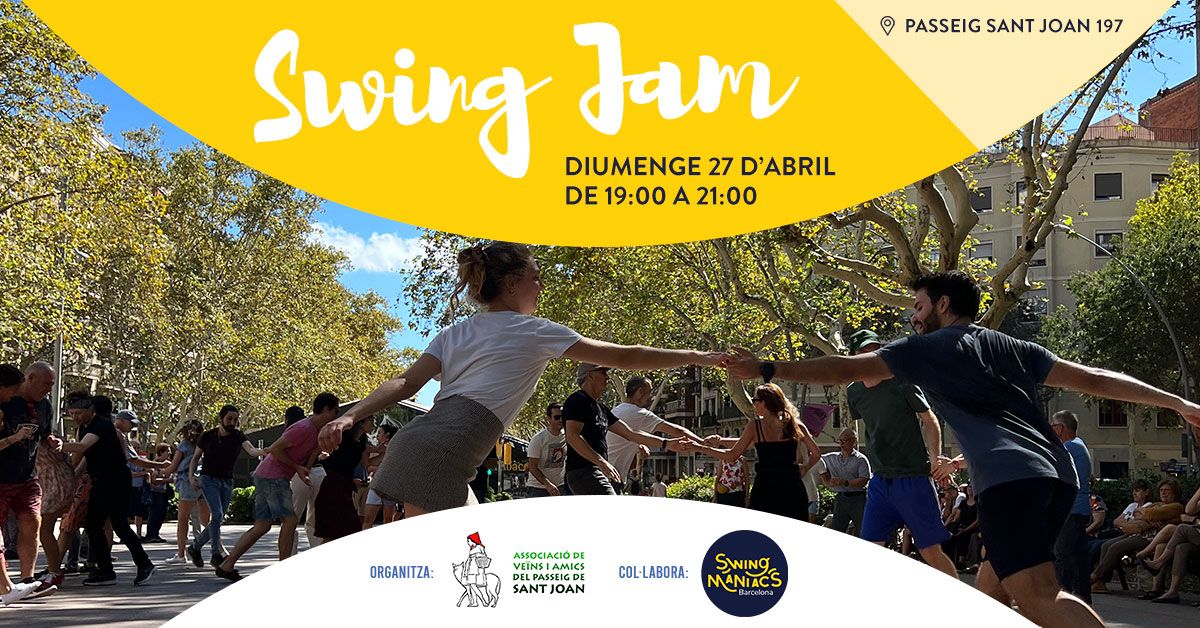 Swing Jam al Passeig de Sant Joan!