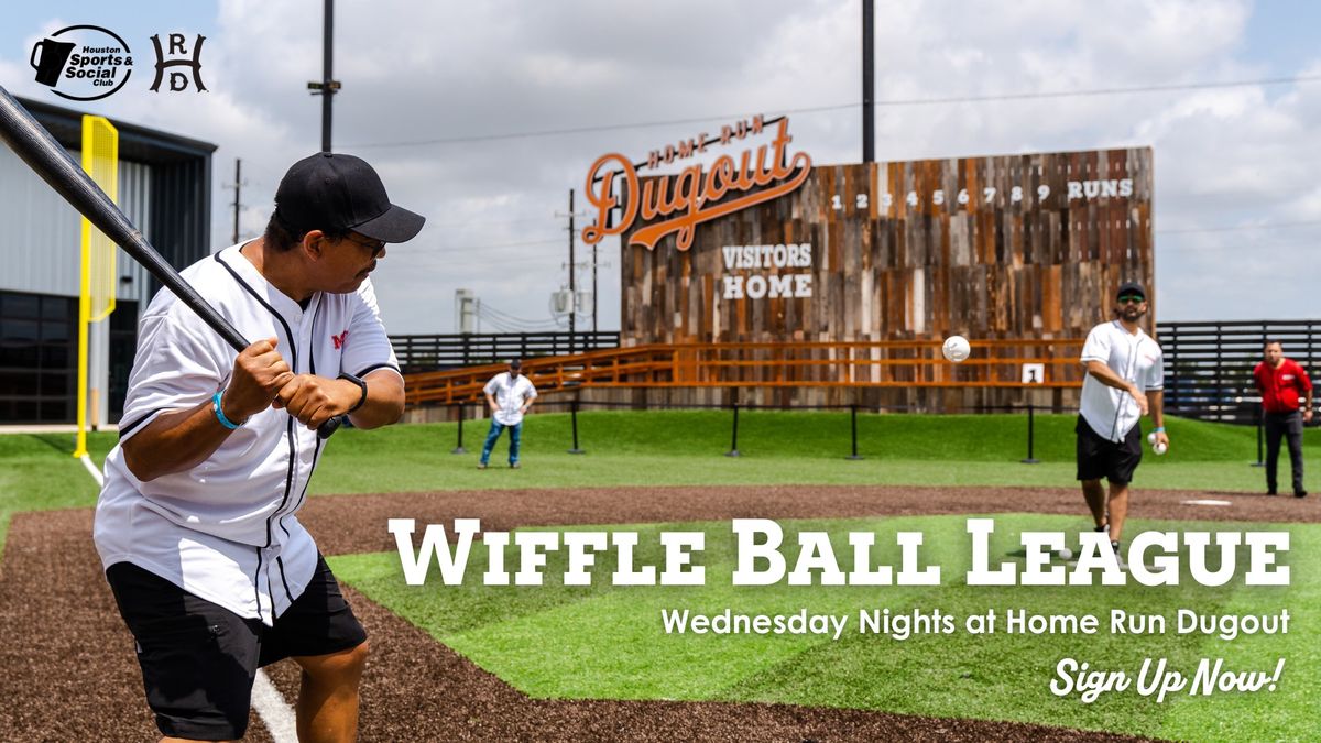 Wiffle Ball Wednesdays League at Home Run Dugout Houston-Katy