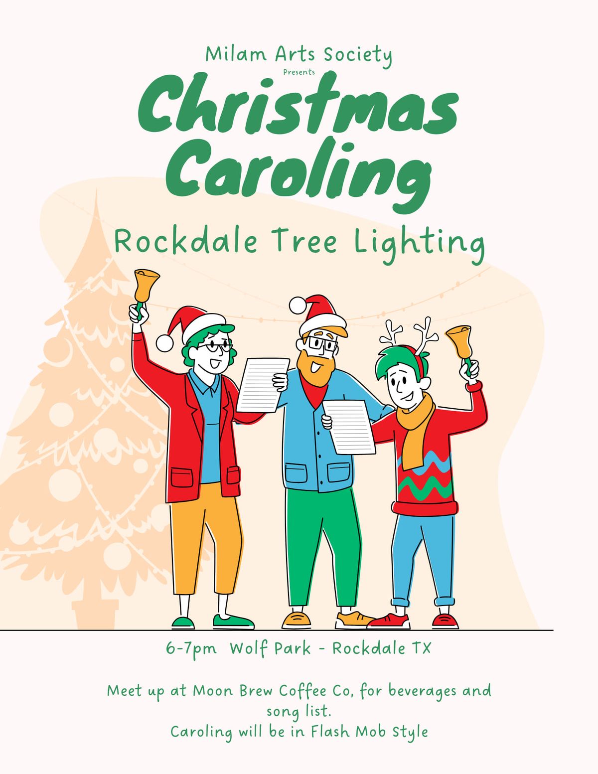 Rockdale Tree Lighting Caroling 