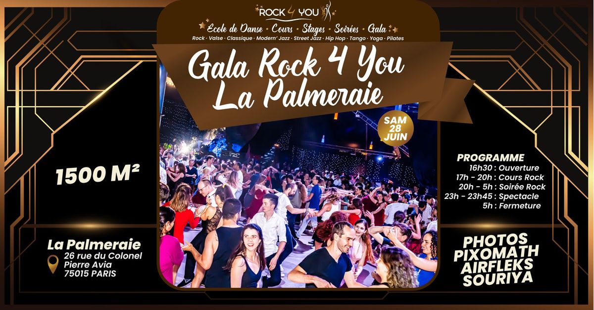 Gala Rock \u00e0 la Palmeraie by Rock 4 You - Cours & Soir\u00e9e Rock 4 Temps  |  Gala saison 2024\/2025