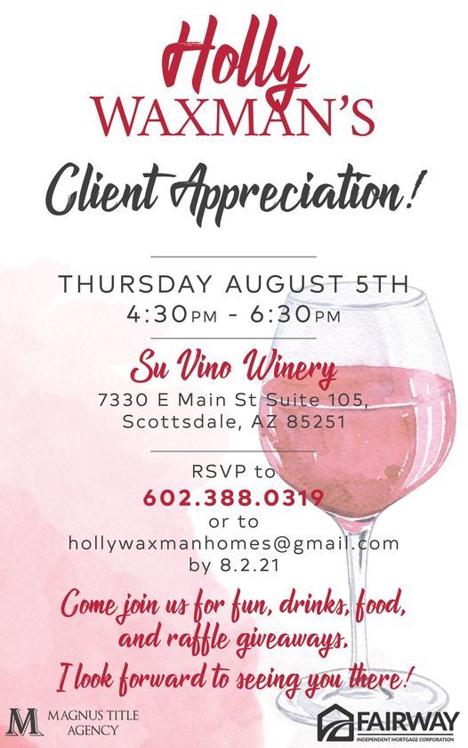 Client Appreciation Happy Hour
