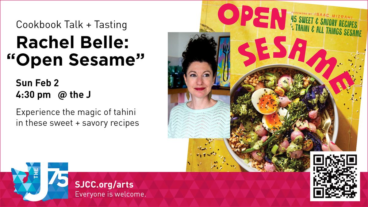 CULINARY | Rachel Belle, "Open Sesame" Cookbook Talk + Tasting