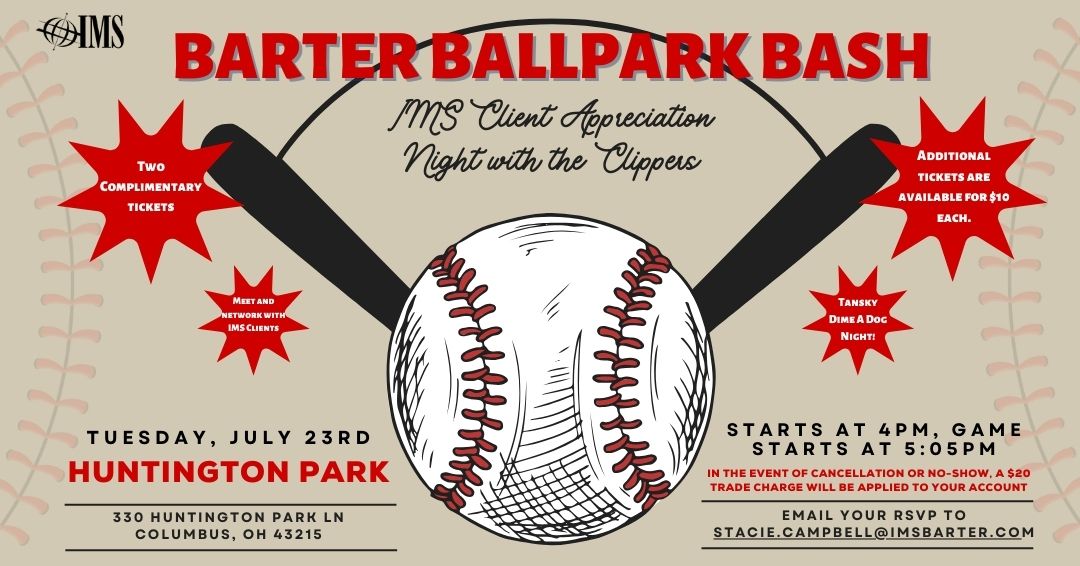 Barter Ballpark Bash: IMS Client Appreciation Night with the Clippers 