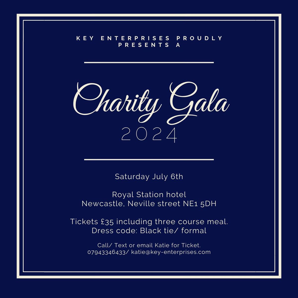 Charity Gala Night.