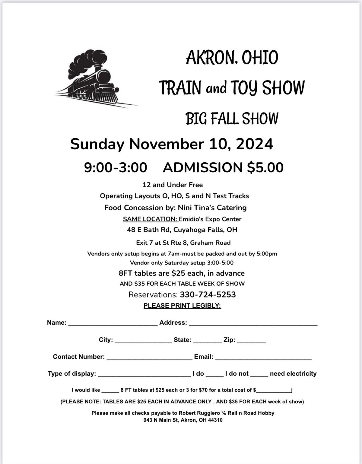 Akron Train & Toy Show