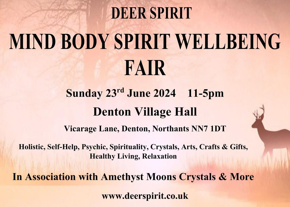 Mind Body Spirit Wellbeing Fair - Denton (Northamptonshire)