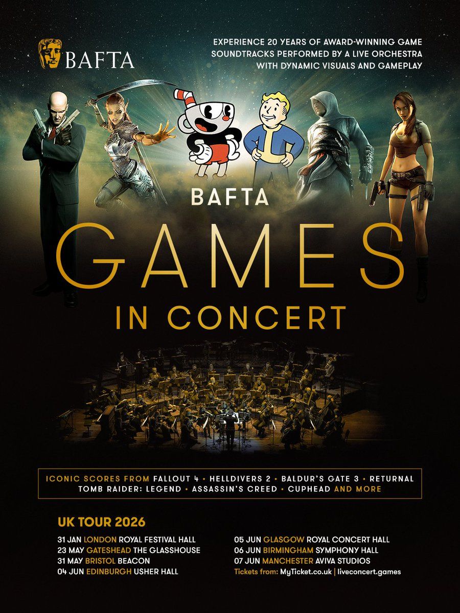 BAFTA Games in Concert at Glasgow Royal Concert Hall