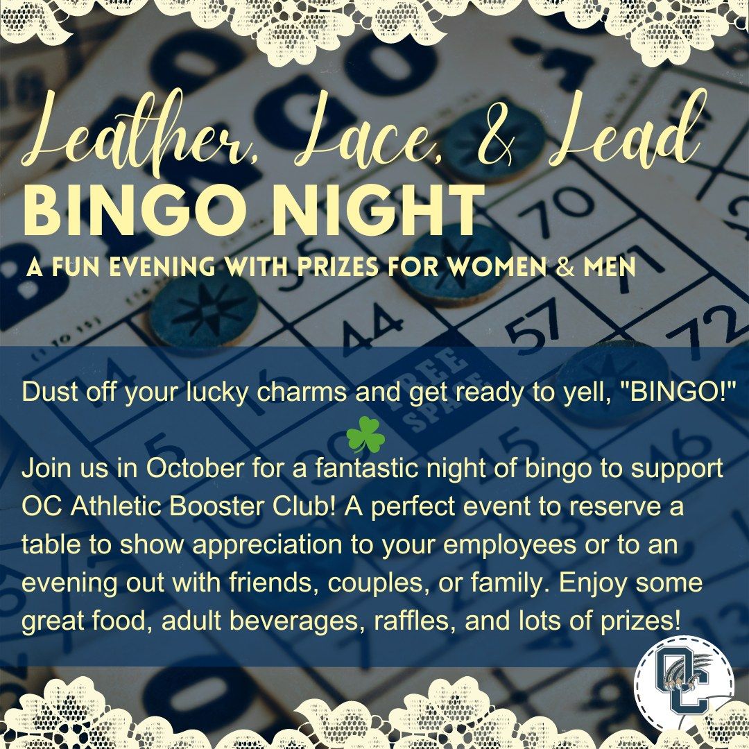 Leather, Lace, & Lead Bingo! 