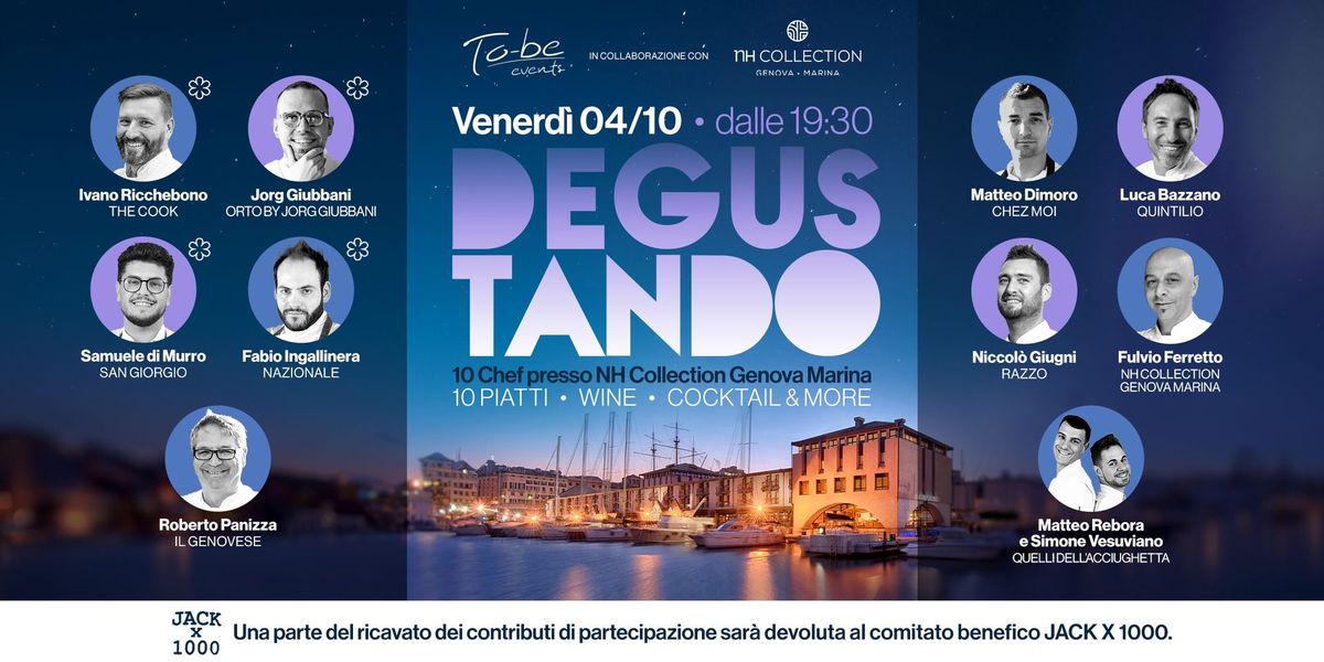 Degustando:10 Chef presso NH Collection Genova Marina