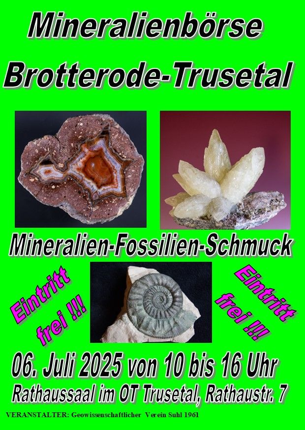 Mineralien-und Fossilienb\u00f6rse Trusetal