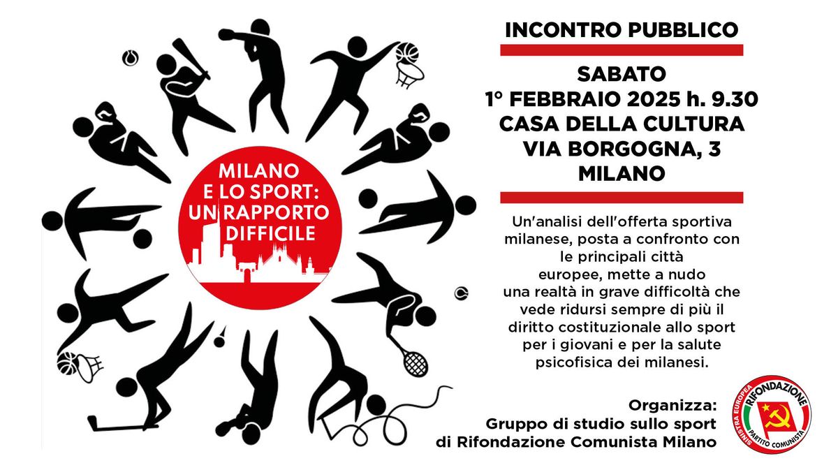 MILANO E LO SPORT: UN RAPPORTO DIFFICILE   