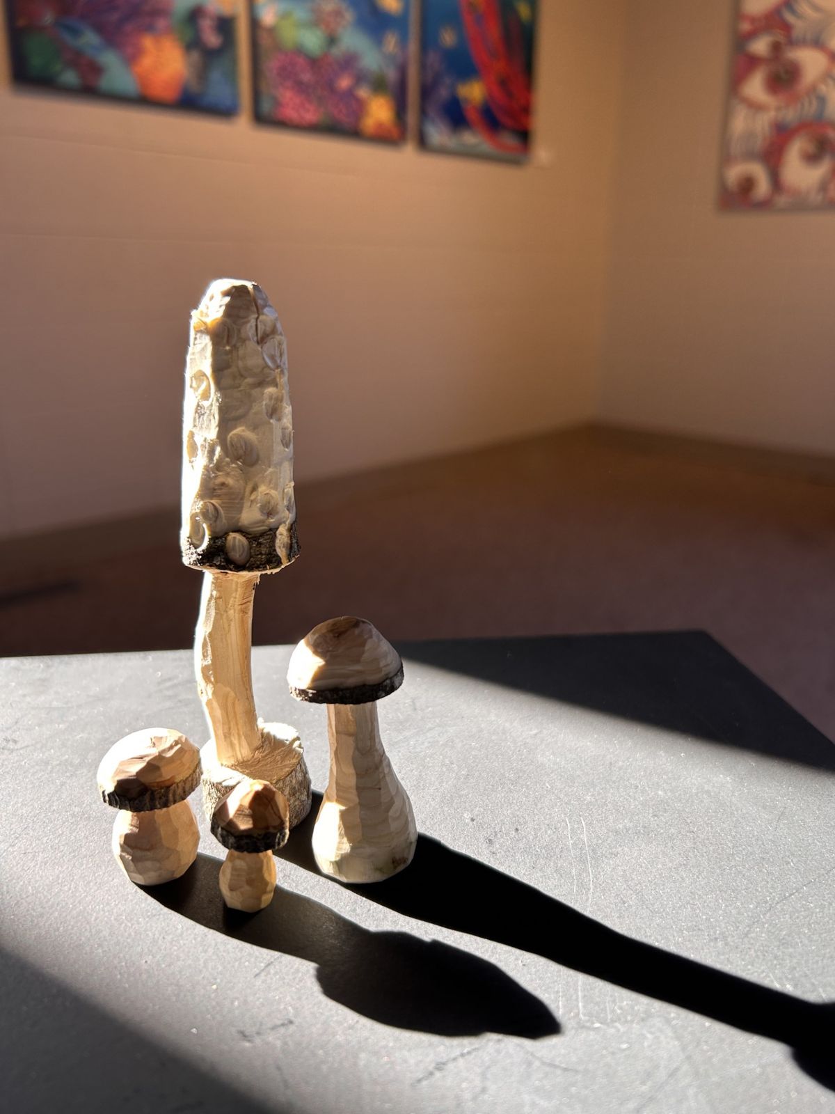 First Wednesdays: Carving Wooden Mushrooms