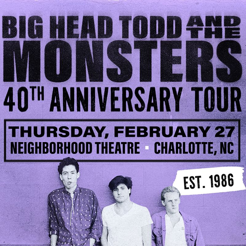 Big Head Todd and the Monsters - 40th Anniversary Tour