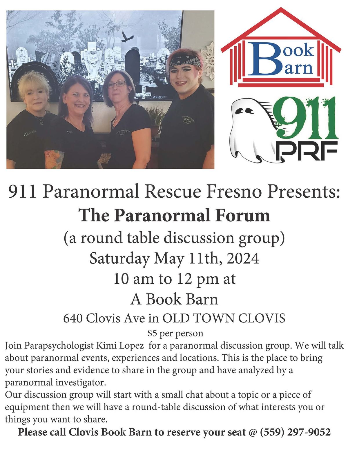 911 PRF presents The Paranormal Forum