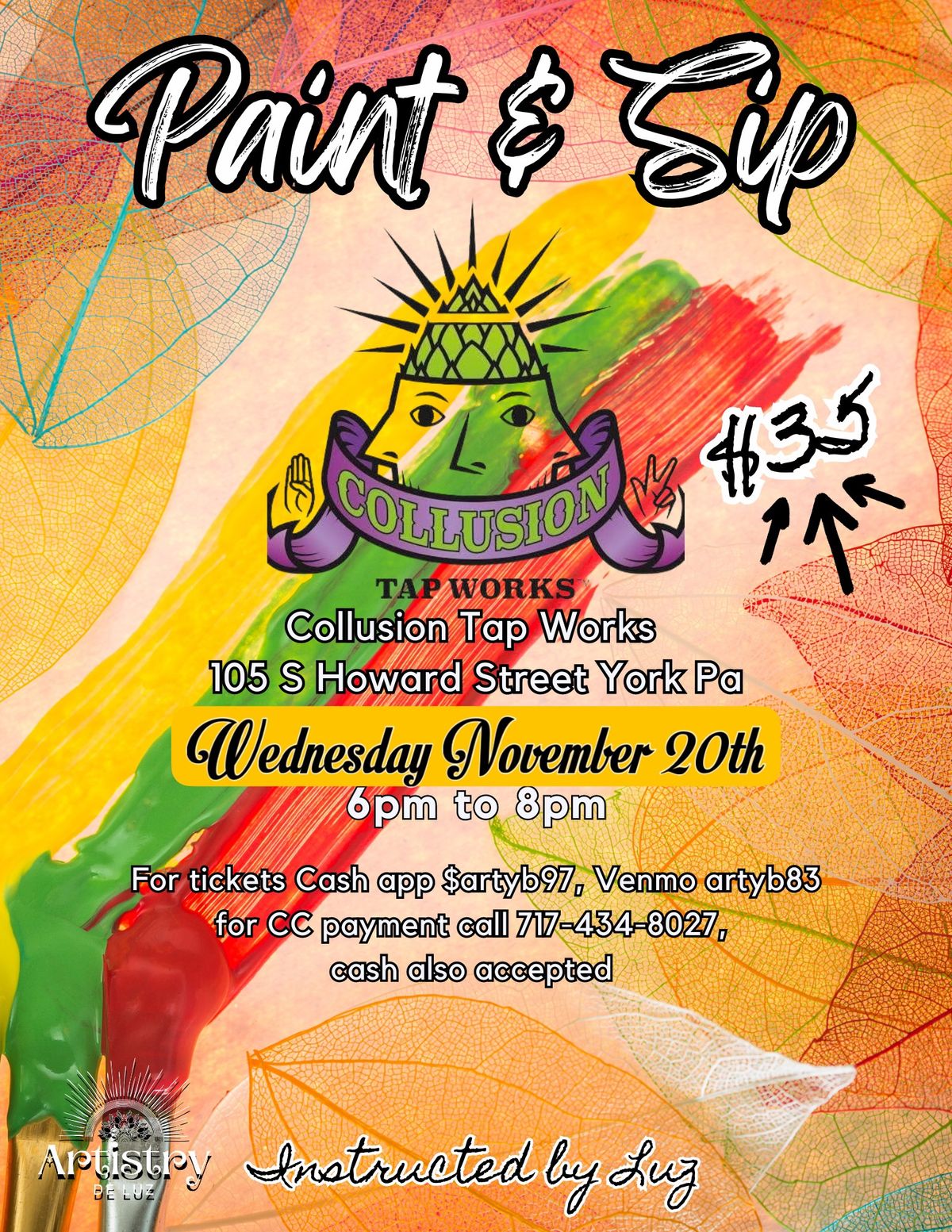 Paint & Sip with Artistry de Luz