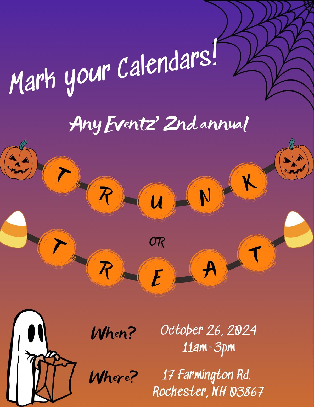 Trunk or Treat with Any Eventz