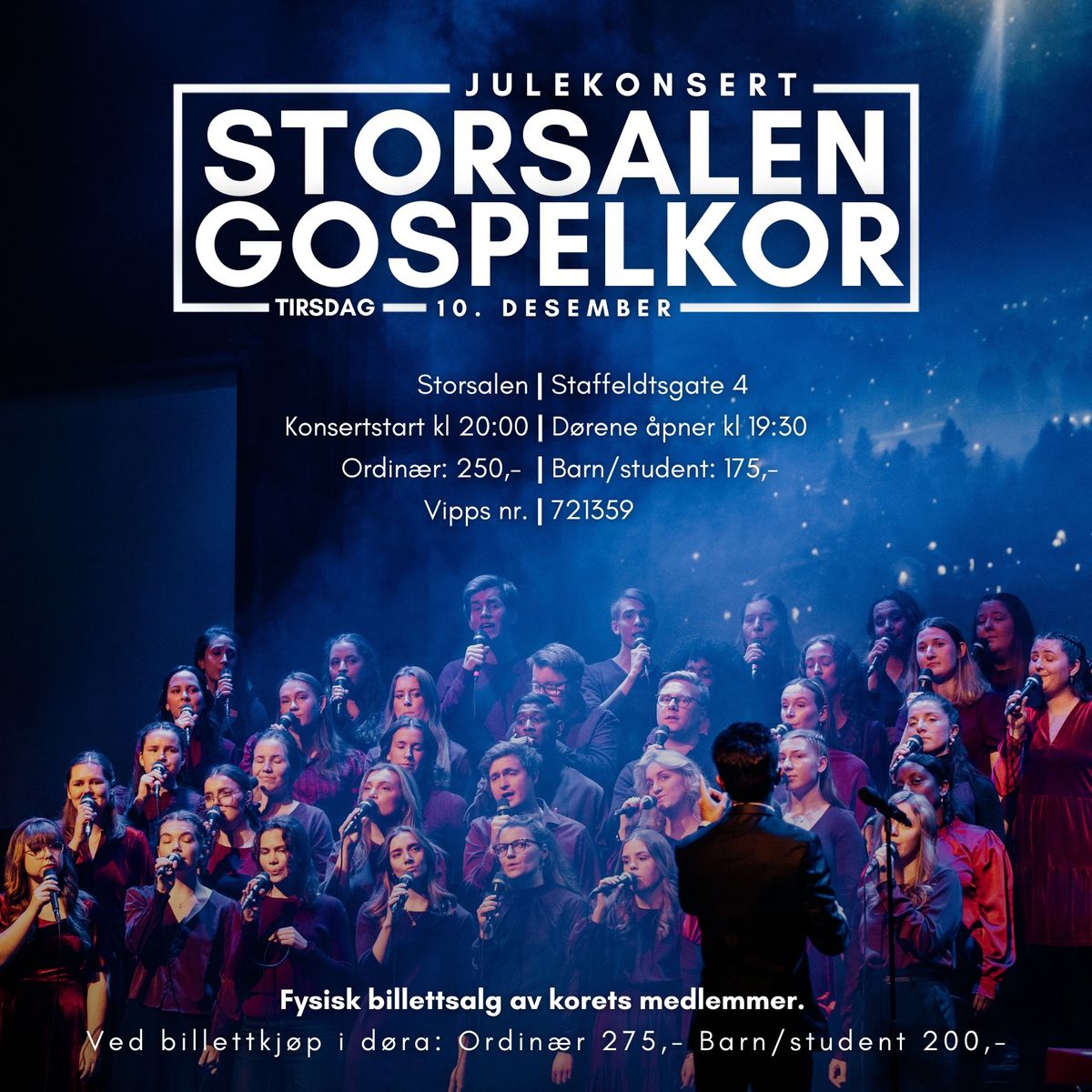 Julekonsert med Storsalen Gospelkor