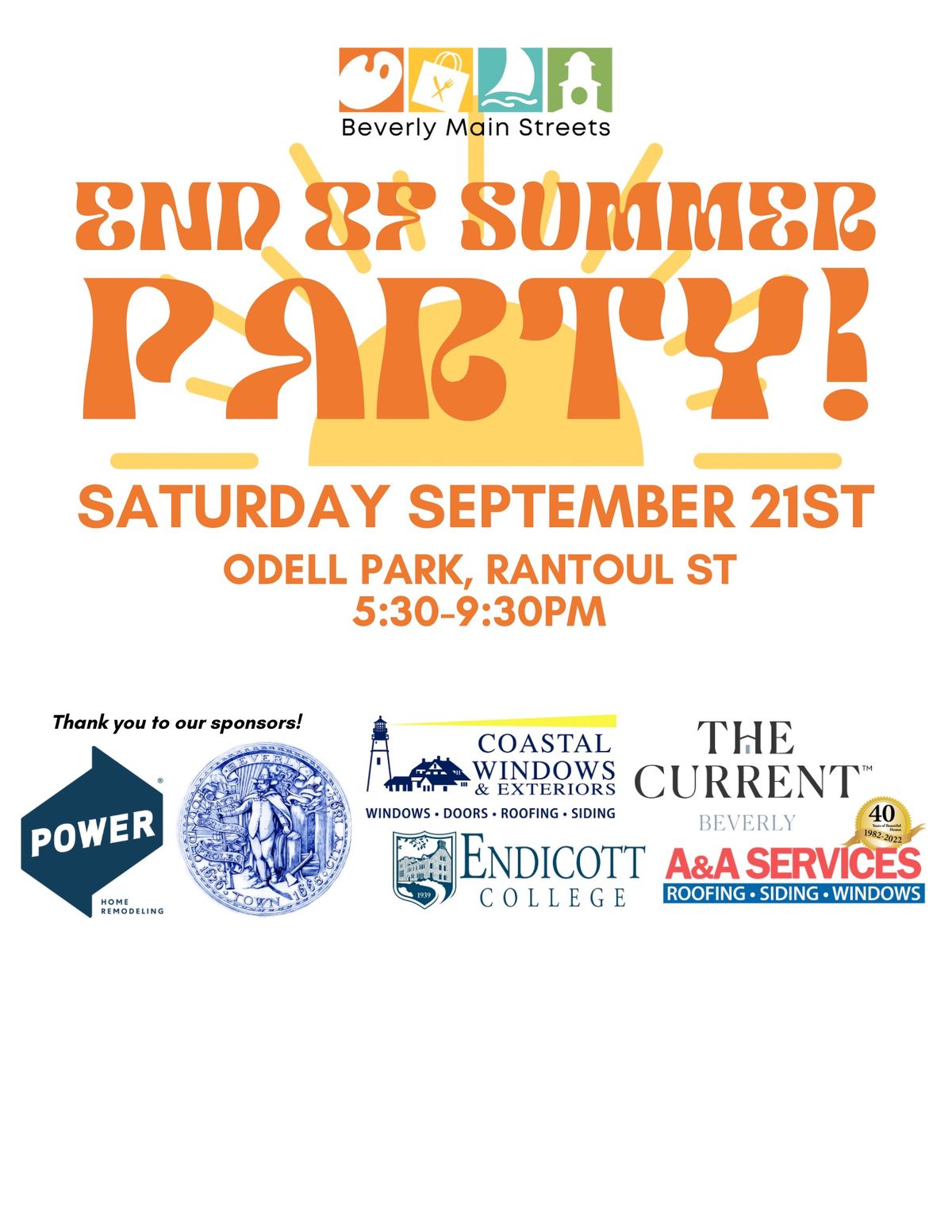 End of Summer Party \/\/ Rantoul St.