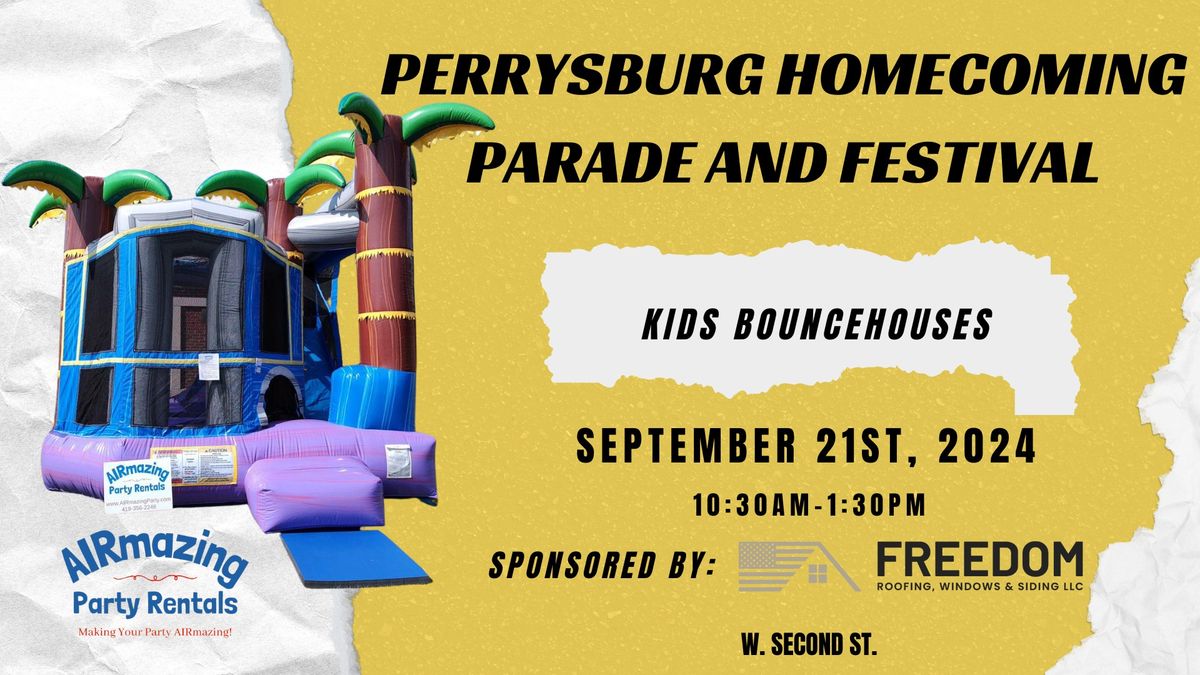 Kid's Bouncy Houses at Perrysburg Homecoming Festival