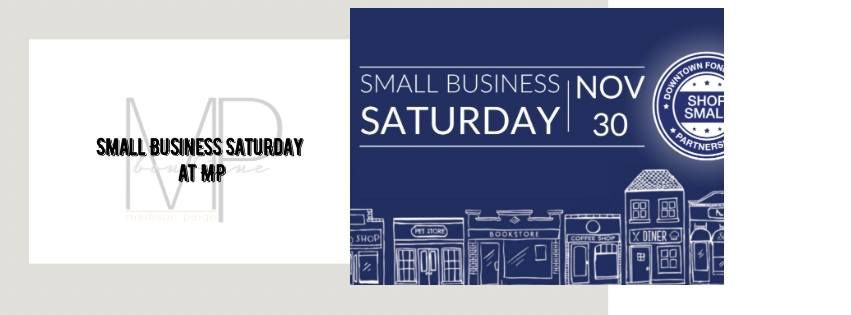 Small Business Saturday at MP