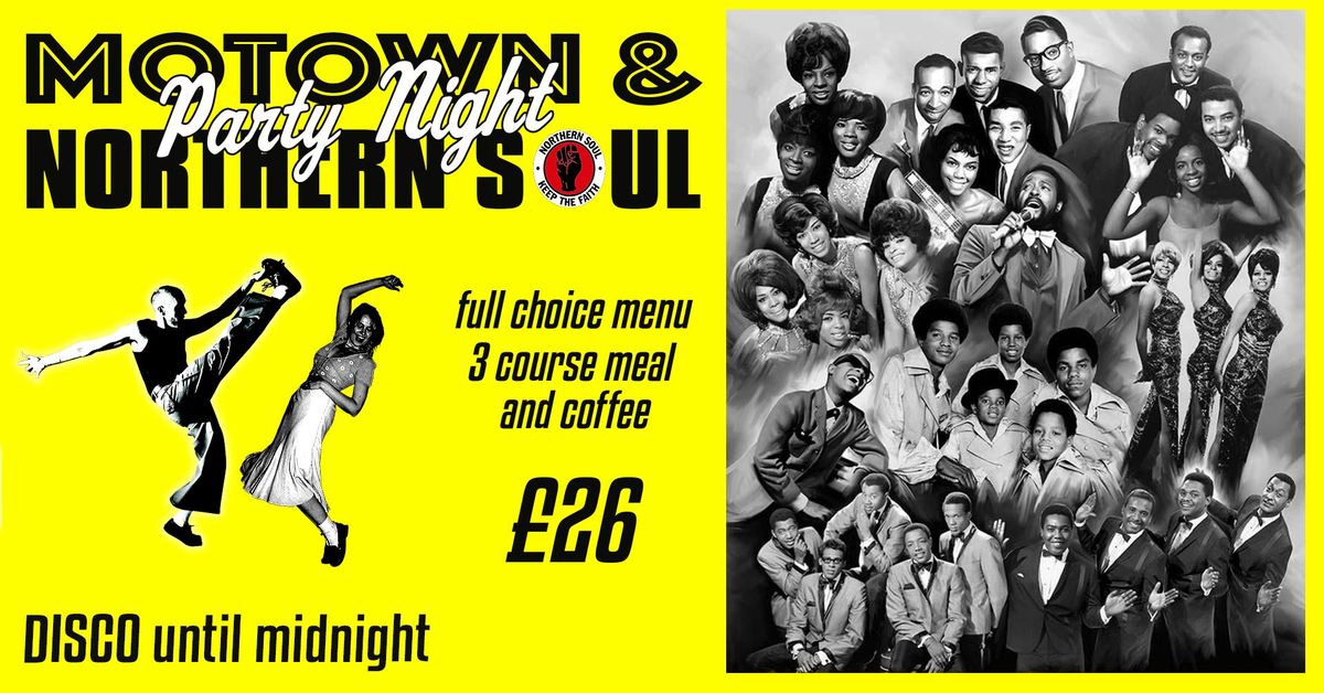 Nothern Soul and Motown Party Night