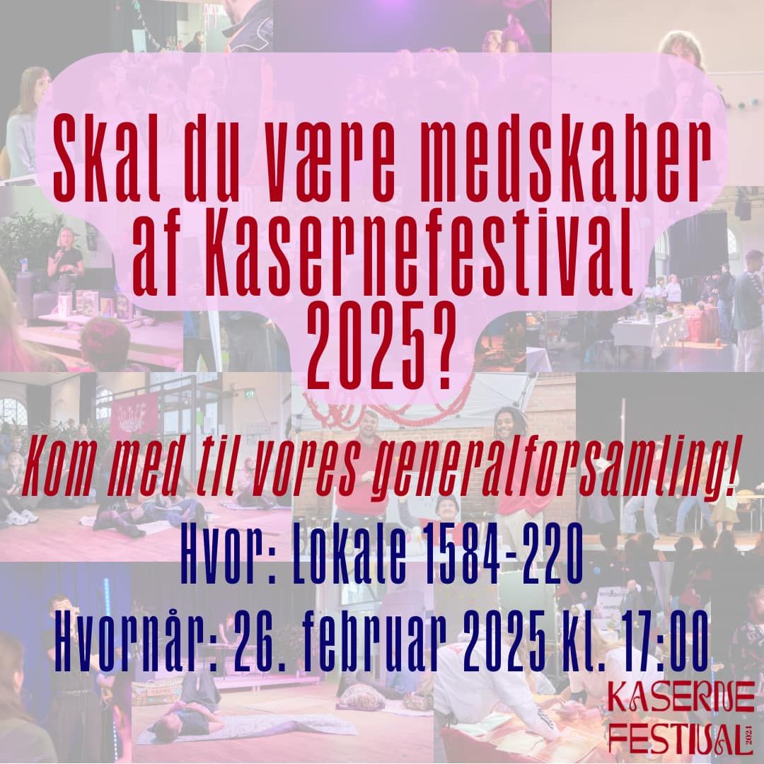 Generalforsamling 2025 - Kasernefestival