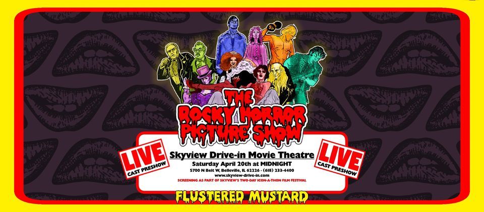 ROCKY HORROR at SKYVIEW DRIVE-IN - Saturday April 20th