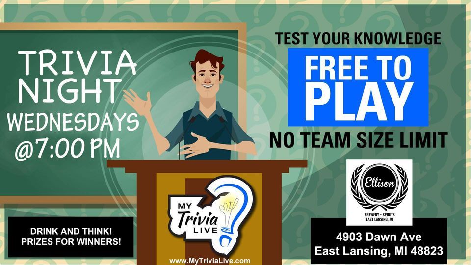 My Trivia Live - Ellison Brewing Co., Ellison Brewery + Spirits, East ...