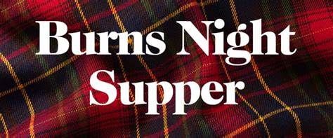 Burns Night - Food , Drink and Dancing 