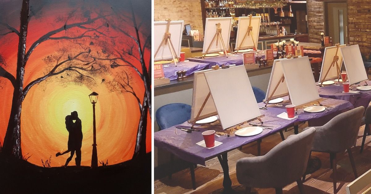 Paint & Sip Night - Crawley -  'Winter Walk'