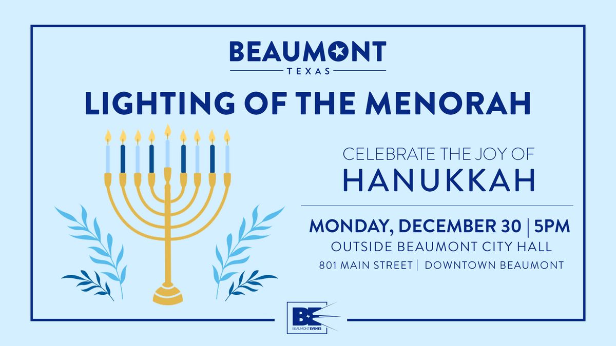 City of Beaumont Menorah Lighting Ceremony