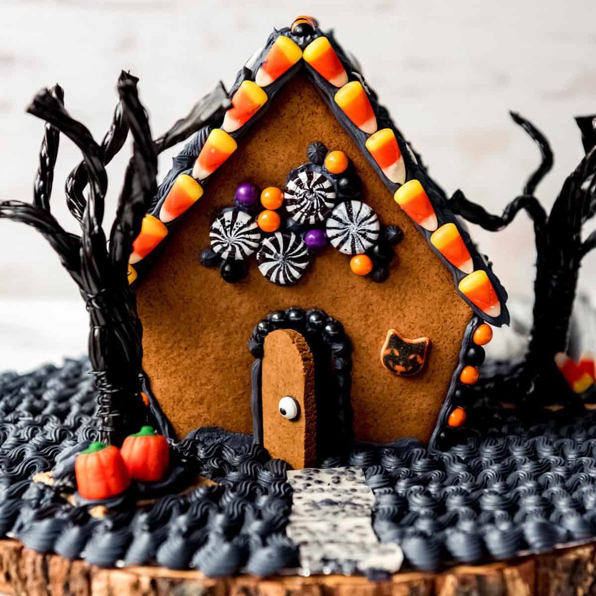 Fall Gingerbread House Decorating 