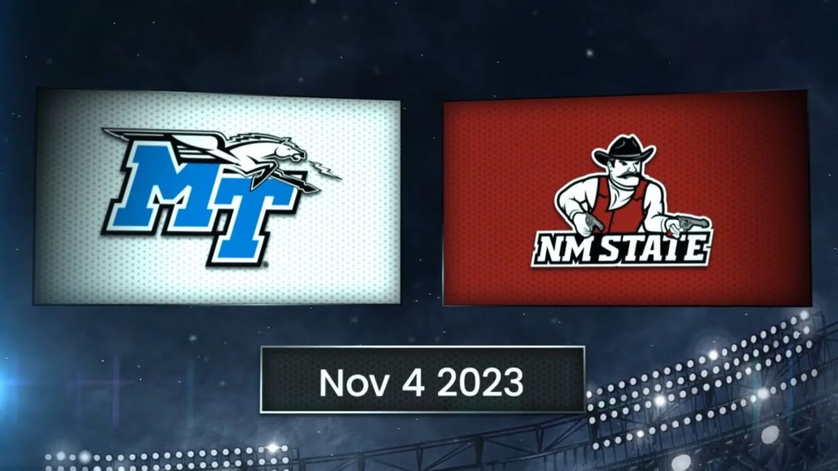 New Mexico State Aggies vs. Middle Tennessee State Blue Raiders