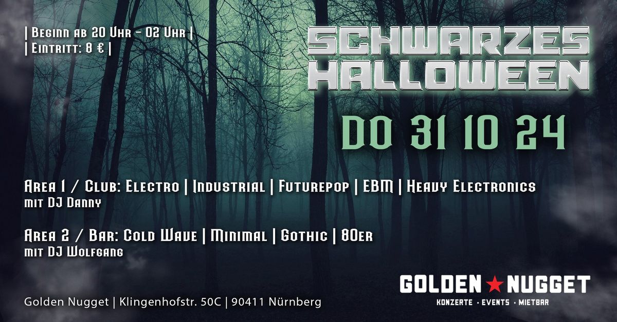 SCHWARZES HALLOWEEN - Do.31.10.2024 - Golden Nugget