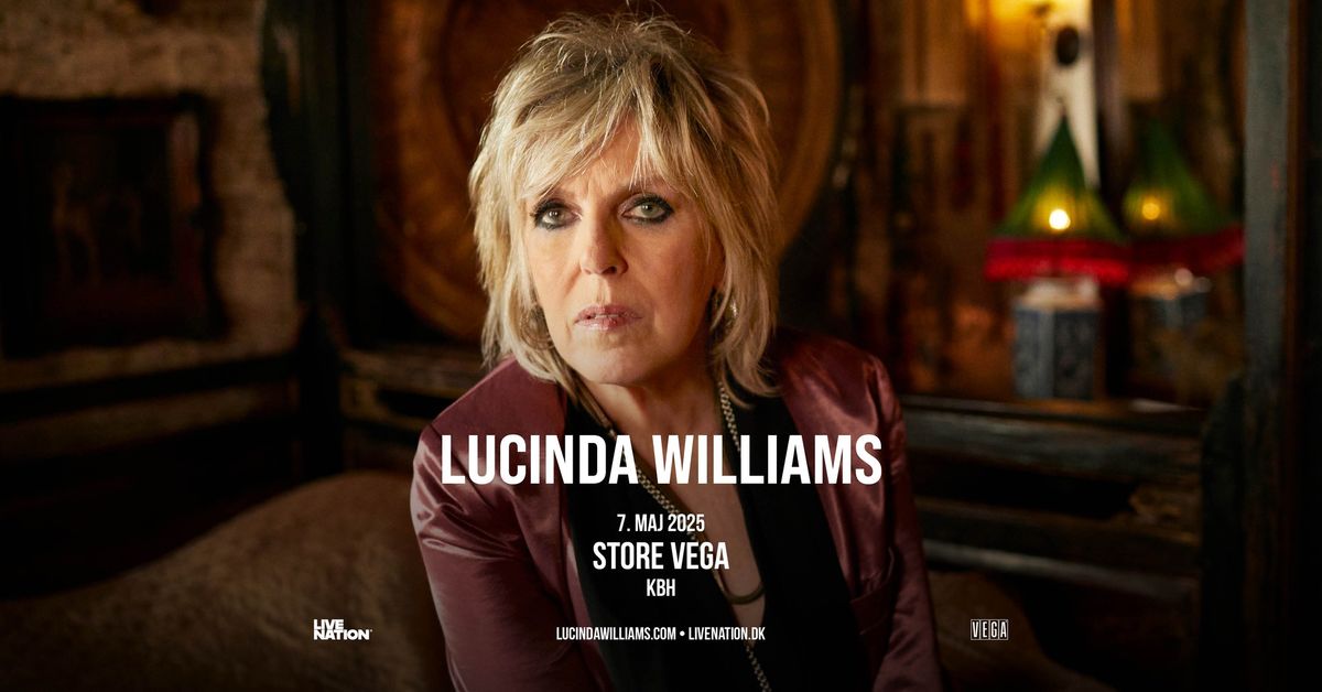 Lucinda Williams \/\/ Store VEGA \/\/ 7. maj 2025