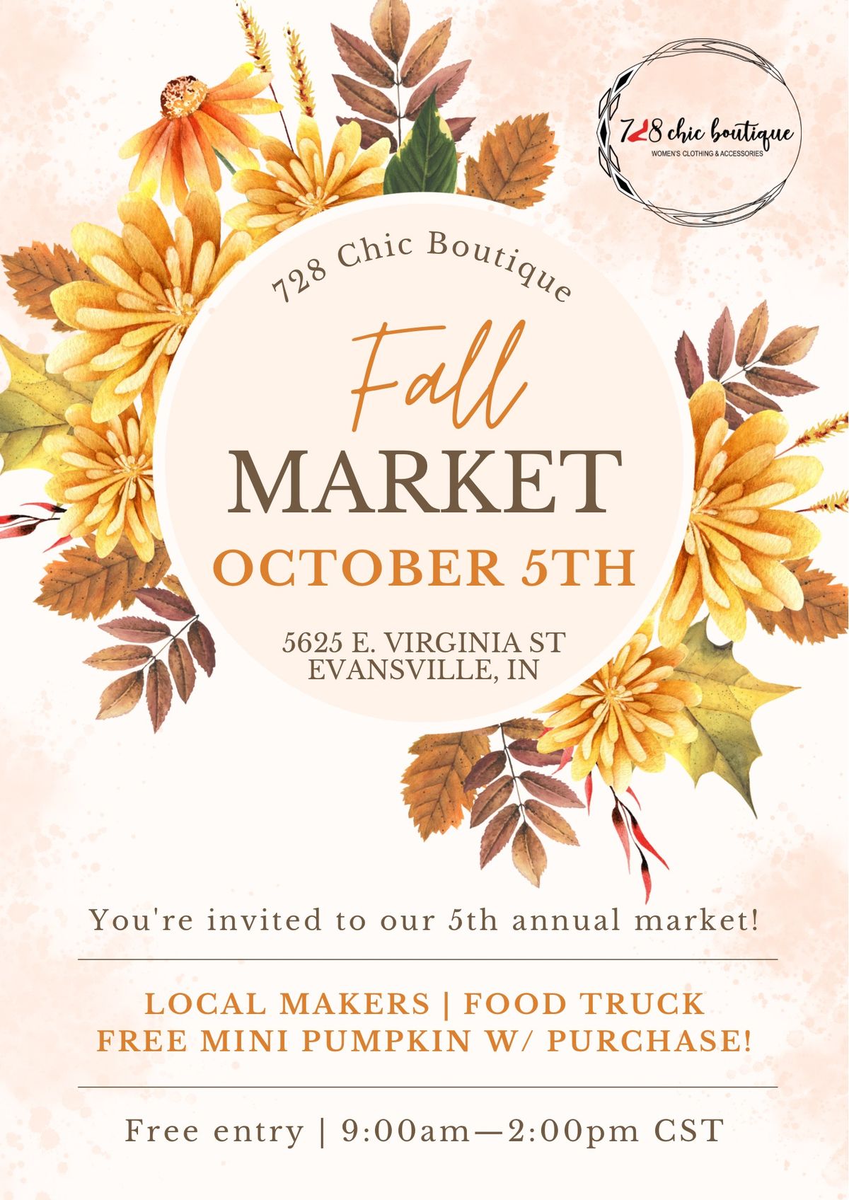 5th Annual Fall Market! \ud83c\udf42