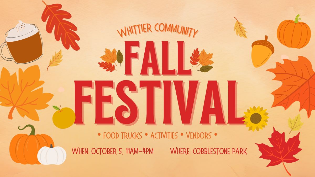 Whittier Community Fall Festival