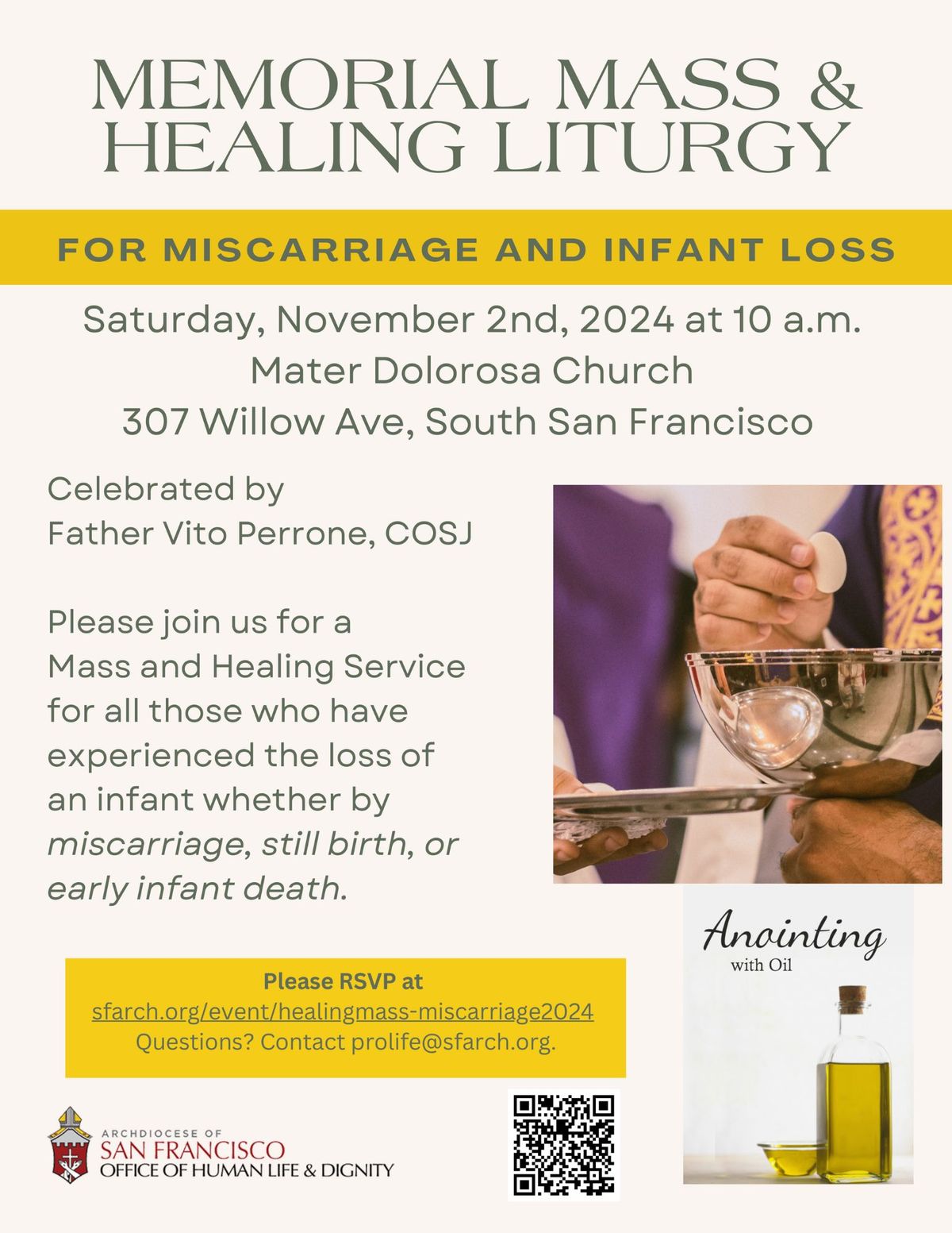 Healing Mass for Infant Loss