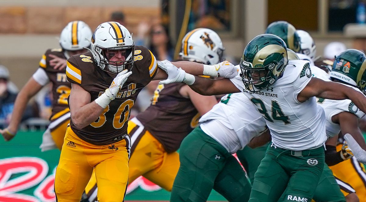 Colorado State Rams at Wyoming Cowboys Football at War Memorial Stadium-WY