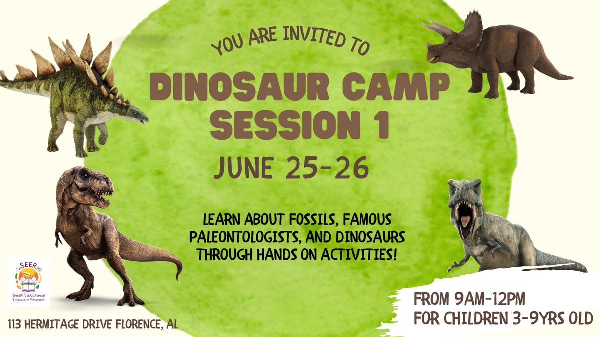 Dinosaur Camp - Session 1 