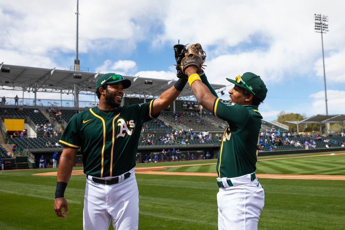 Spring Training - Los Angeles Angels at Oakland Athletics