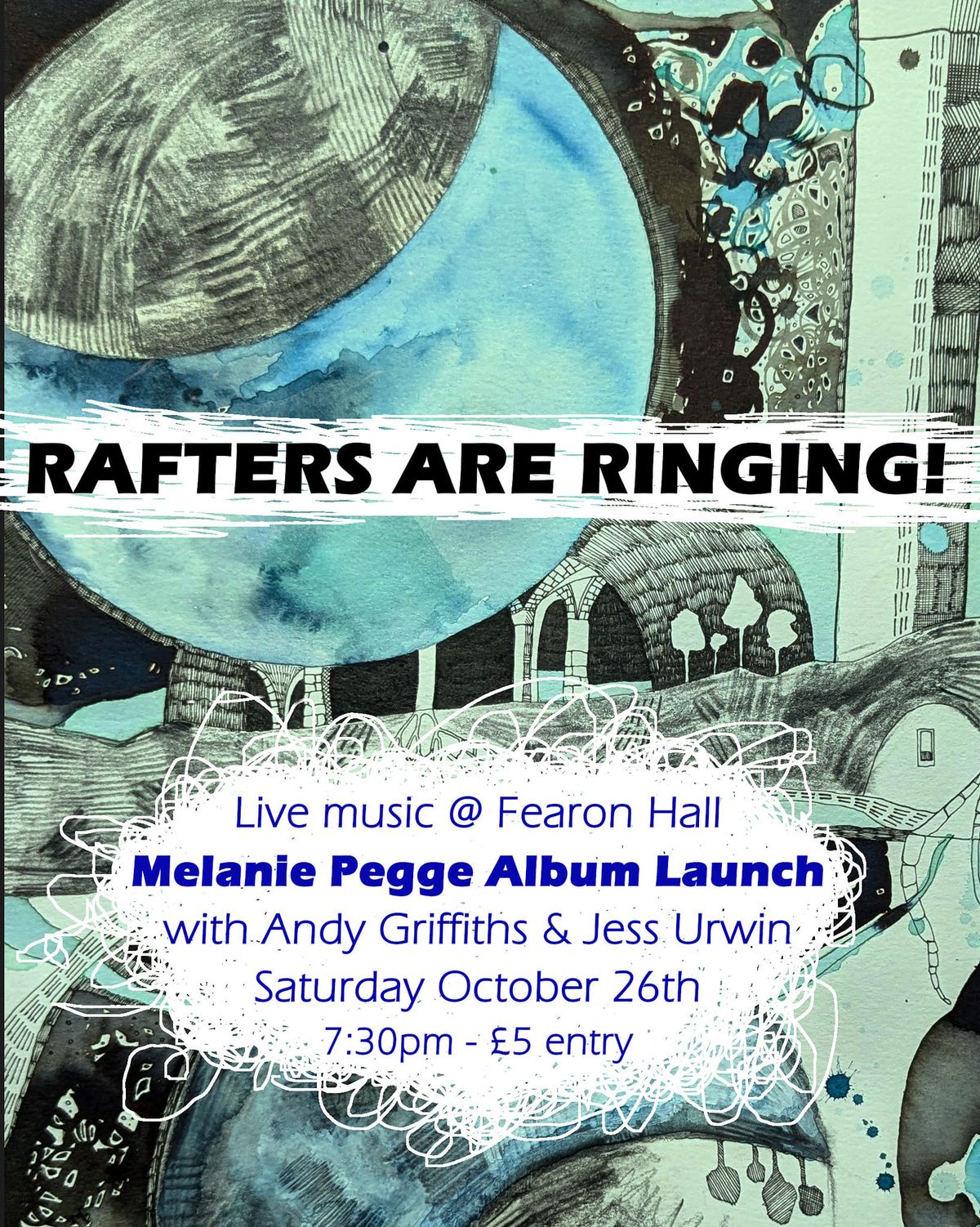 RAR#16 Melanie Pegge Album Launch. With special guests Jess Urwin & Andy Griffiths