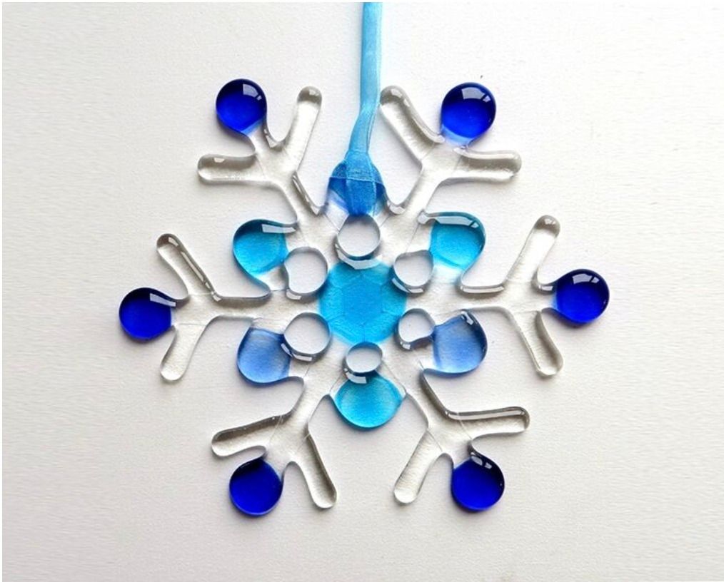 Fused Glass Giant Snowflakes Workshop