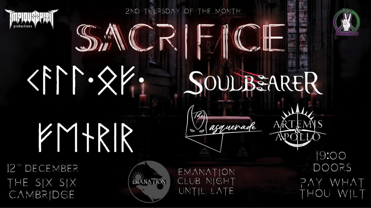 SACRIFICE @ THE SIX SIX CAMBRIDGE 12\/12\/24