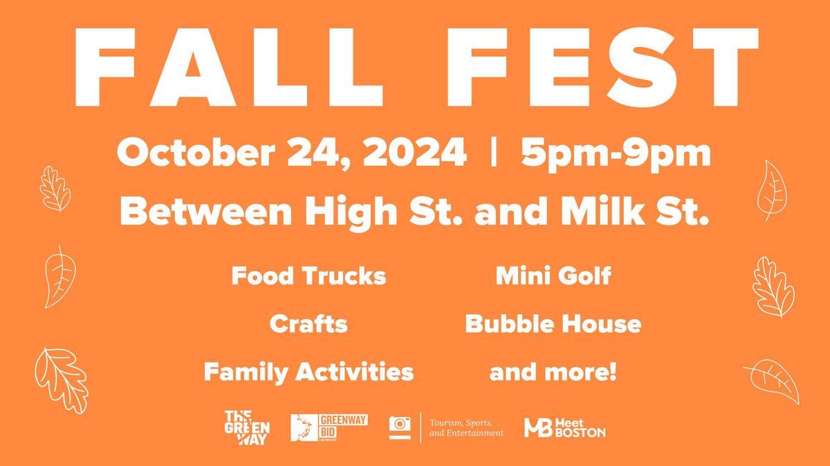 Fall Fest on The Greenway