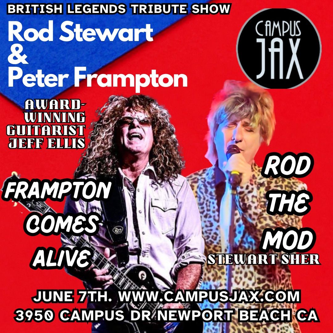 Rod Stewart & Peter Frampton Tributes Newport Beach CA