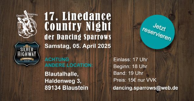 17. Linedance Country Night der Dancing Sparrows